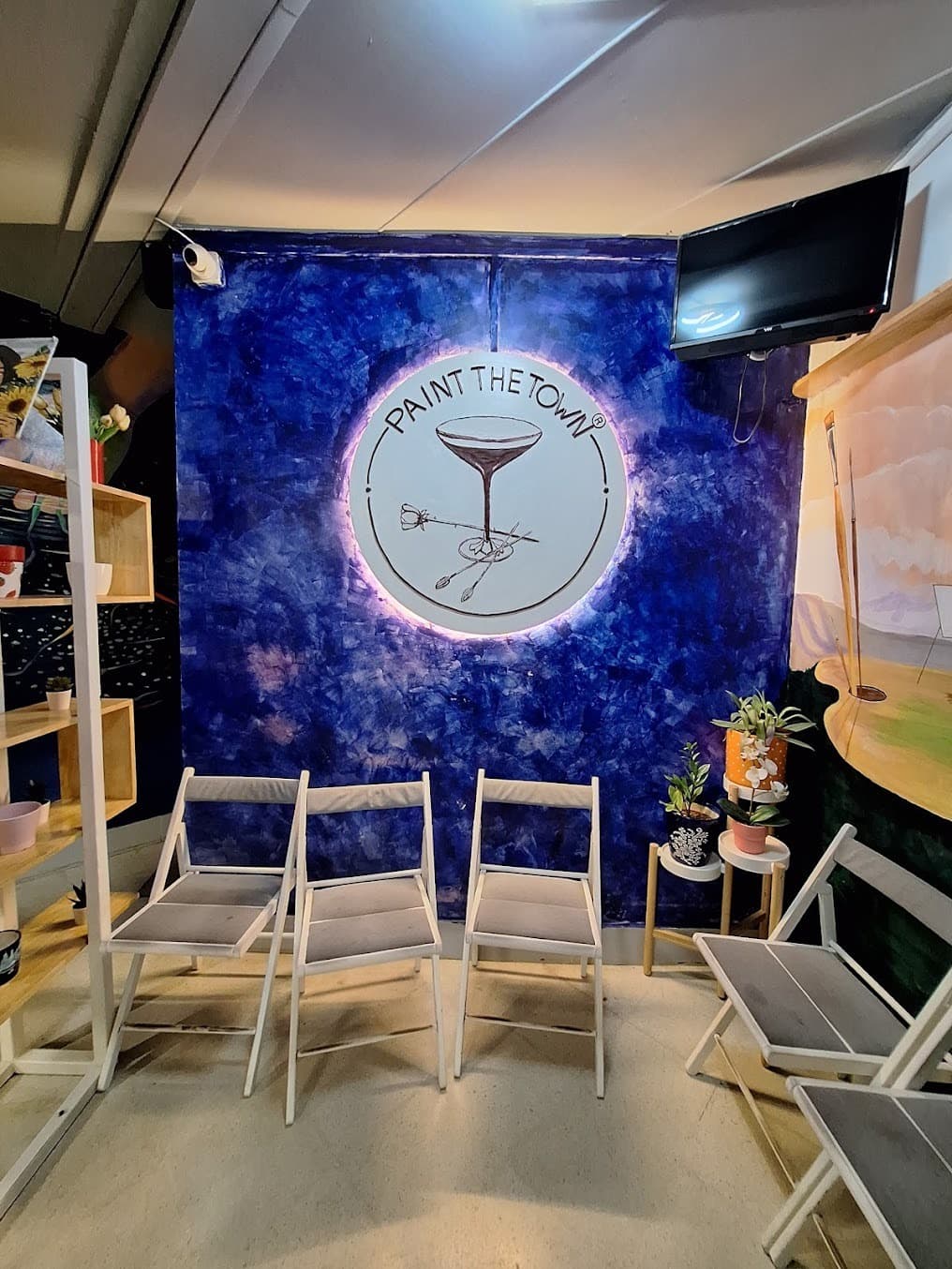 Paint The Town Restaurant-painting-bangalore